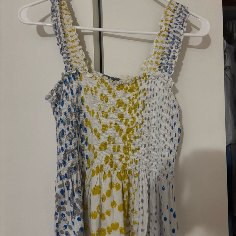 Smocked anthro tank